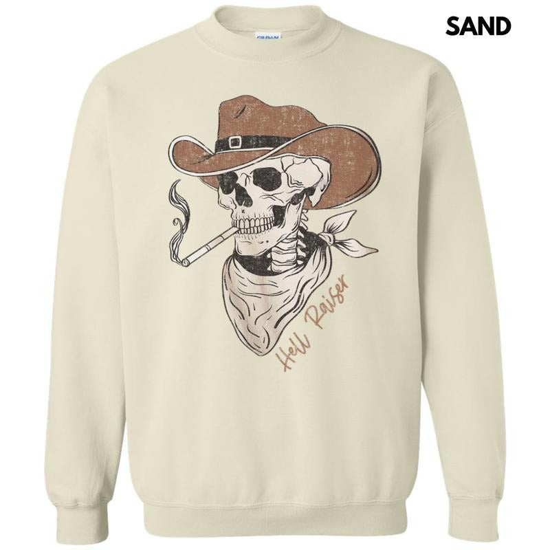 Hell Raiser Cowboy Sweatshirt T-Shirts, Hoodie | DripVista.com