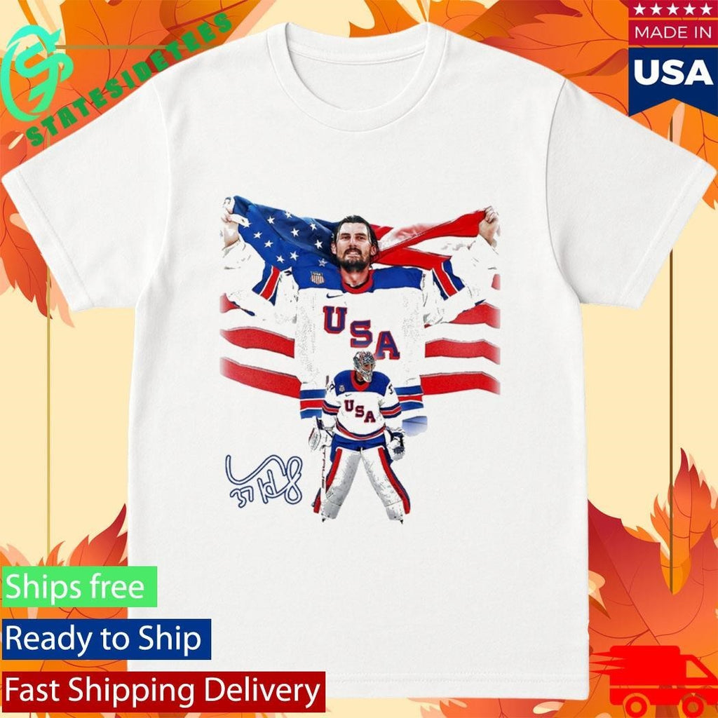 Hellebuyck Olympic Gold Signature Shirt