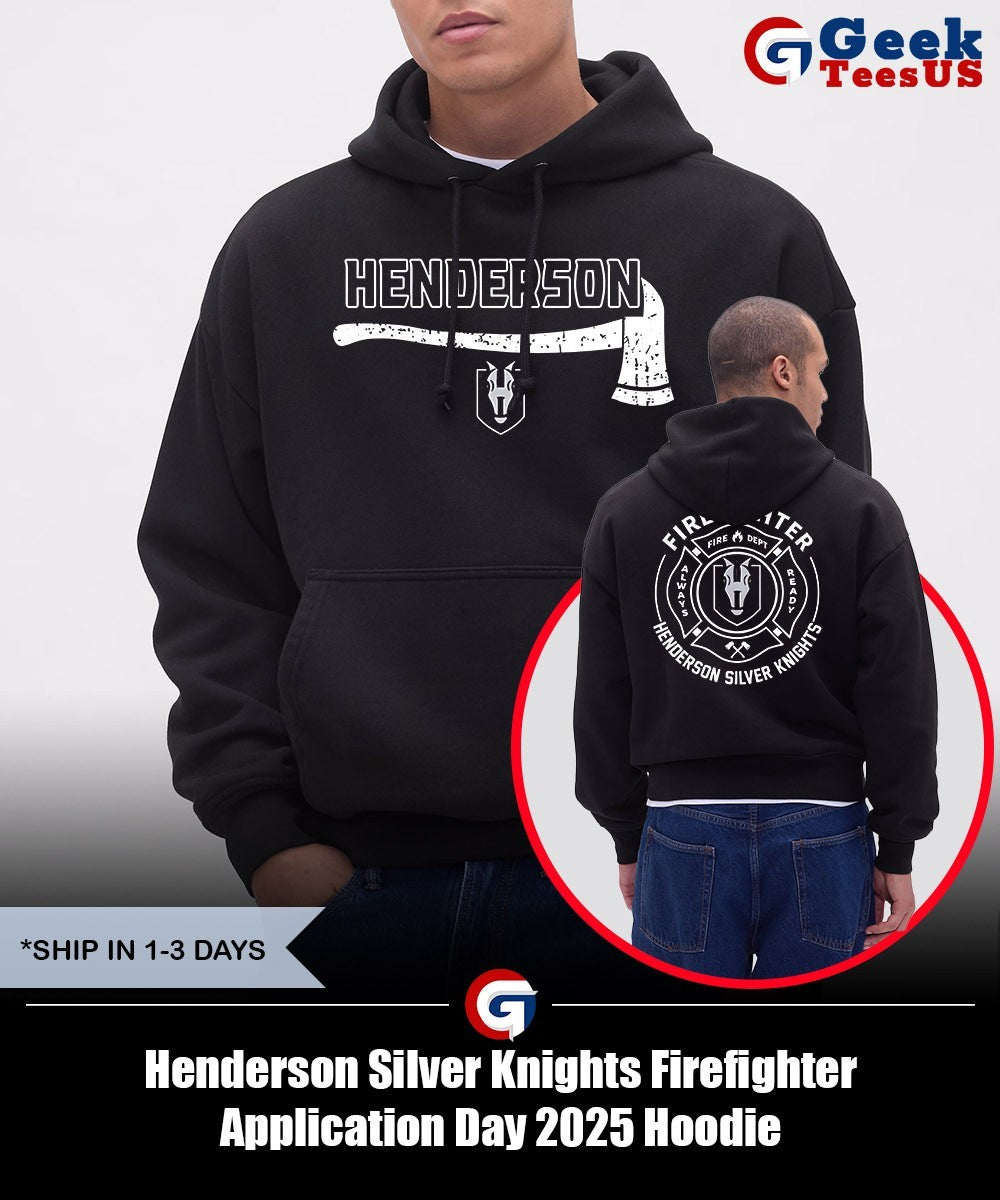 Henderson Silver Knights Firefighter Application Day 2025 shirt