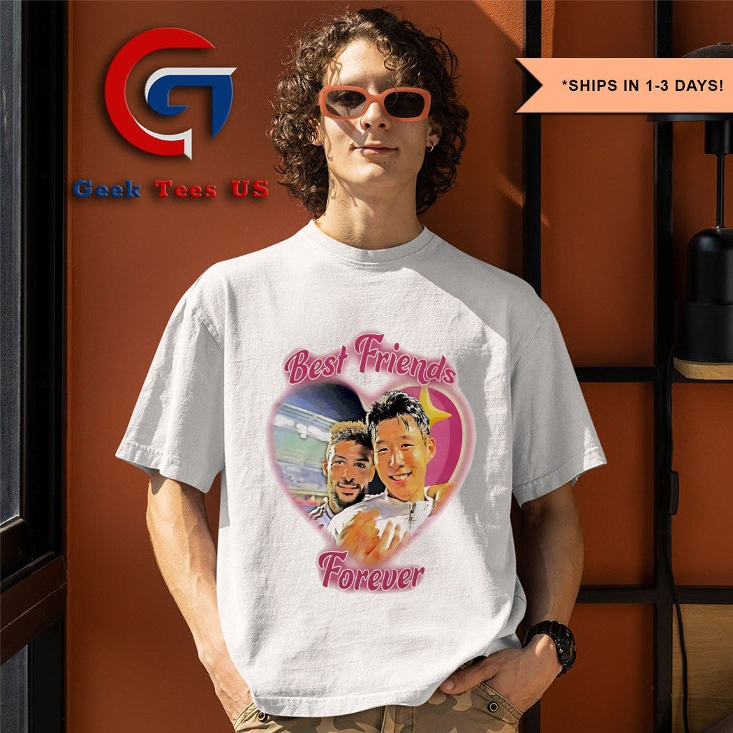 Heung-Min Son and Denis Bouanga best friends forever shirt