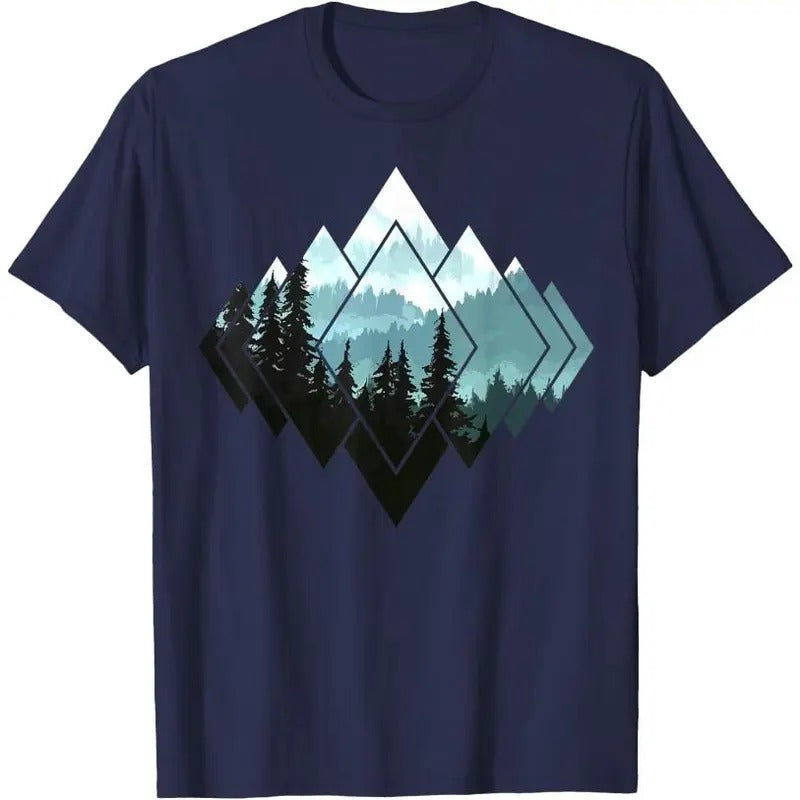 Hiking Camping Mountains Nature Trekking Hiking Gift T-Shirt Made in USA Hoodie, Sweatshirt | DripVista.com