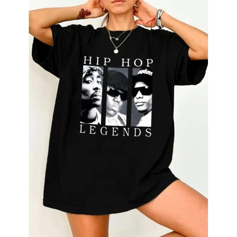 Hip Hop Legends 2pac Tupac Big Eazy T Shirt, Rapper Merch, Rapper Tee, Gift For Hip Hop Fan, Unisex Short Sleeve Tee...