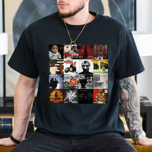 Hip Hop Rappers 90s Cotton Shirt, Hip Hop Rap East Coast West Coast, 90s Music Tshirt, Unisex Short Sleeve Tee