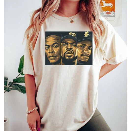 Hip Hop Shirt, West Coast Hip Hop Tee, Friends Rapper Tshirt, 90s Legend Music Shirt, Unisex Short Sleeve Tee