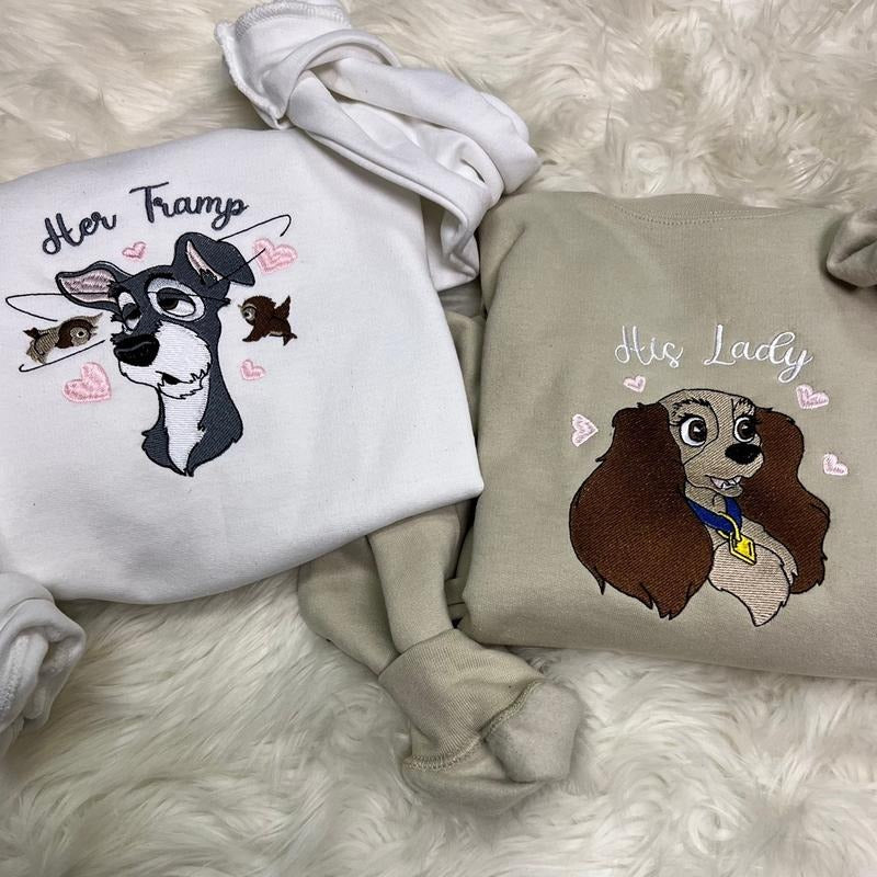 His and hers dog sweaters T-Shirts, Hoodie, Sweatshirt | DripVista.com