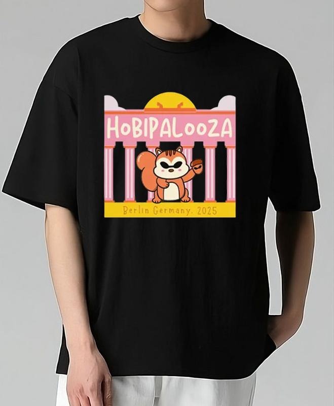 Hobipalooza Berlin 2025 Concert Tour T-Shirt Game Day Football Shirt Bold Style Hoodie, Sweatshirt | DripVista.com