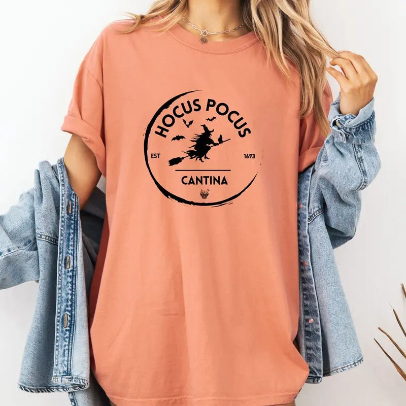 Hocus Pocus Cantina Halloween Custom colors tee shirt Casual Hoodie, Sweatshirt | DripVista.com