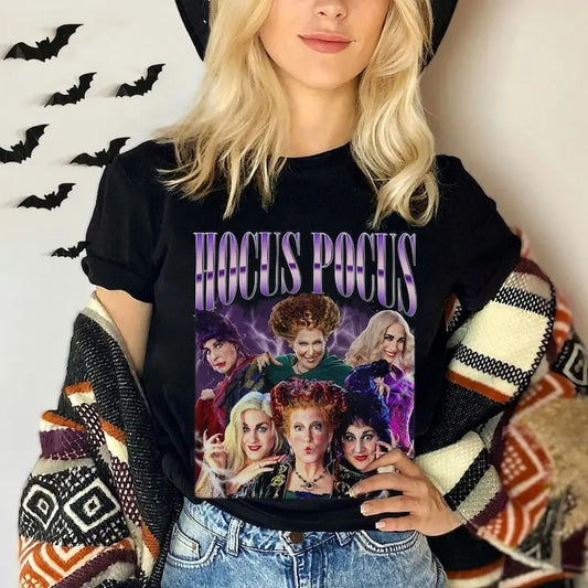 Hocus Pocus Vintage Shirt, Sanderson Sisters Bootleg Shirt, Halloween Witches Shirt, Halloween Party 2024, Halloween Sweatshirt