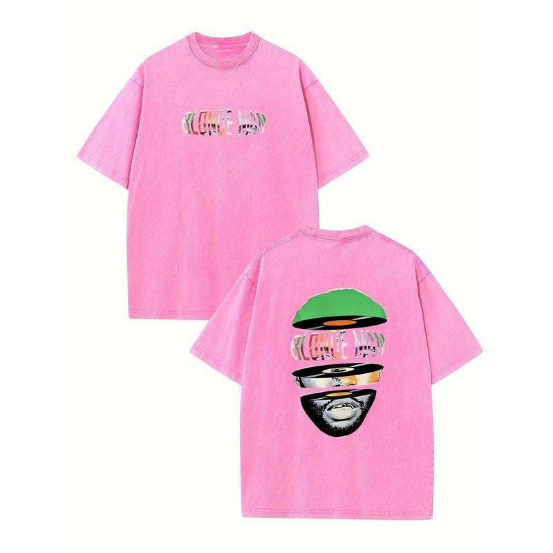Holafish Oversized Cotton Solid Drop Shoulder Lightsaber brand Shirts for Men Vintage Streetwear Basic Tees Baggy Hip Hop...