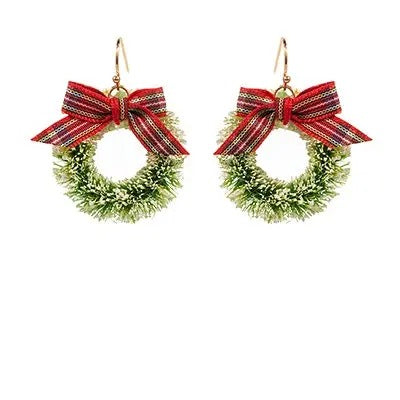 Holiday Wreath Drop Earrings T-Shirts, Hoodie, Sweatshirt | DripVista.com