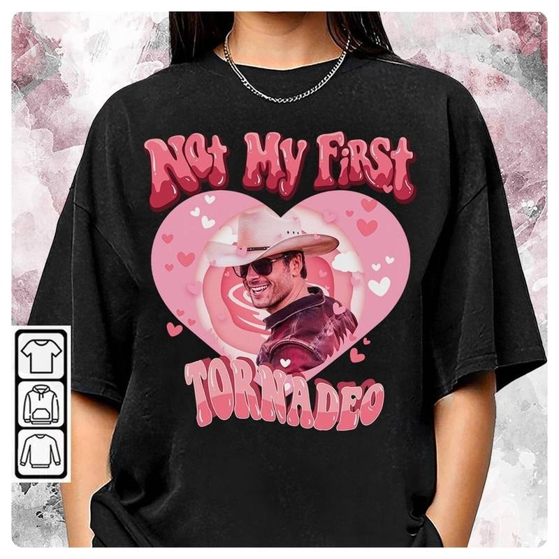 Homage Glen Powell Not My First Tornadeo Shirt If You Feel It Chase It Shirt Glen Powell TShirt Twister Movie Shirt