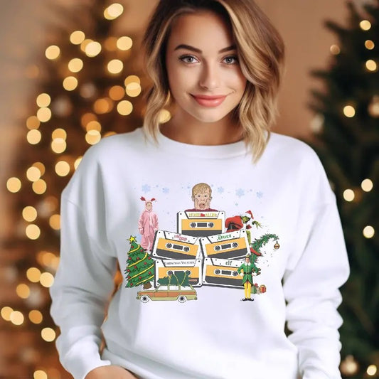 Home Alone Grnnch Elf A Christams Story National Lampoons Christmas Shirt Vintage Christmas Movies Shirt, Christmas Holiday Vacation Shirt