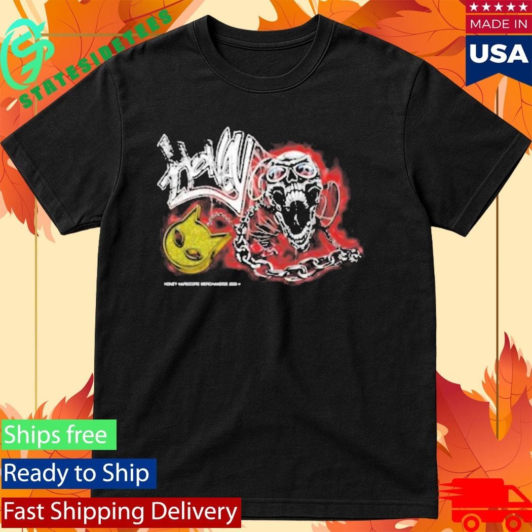 Honey Cold Steel Rage Skull Shirt