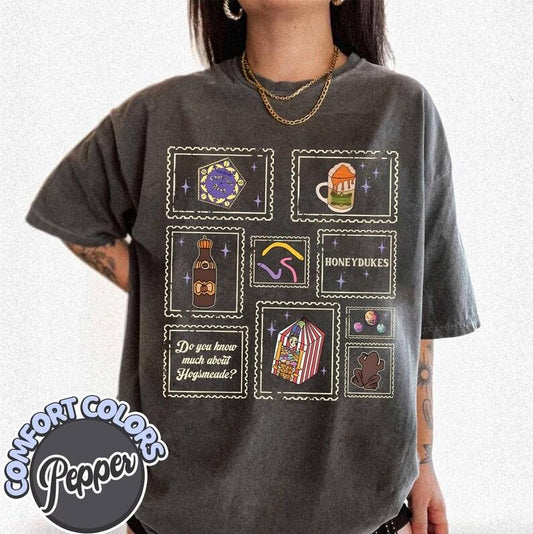 Honeydukes Shirt, Do You Know Much About Hogsmeade, Comfort Color, Wizard School Fandom Shirt, Magic Candy Shop Tee, Theme Park Shirt