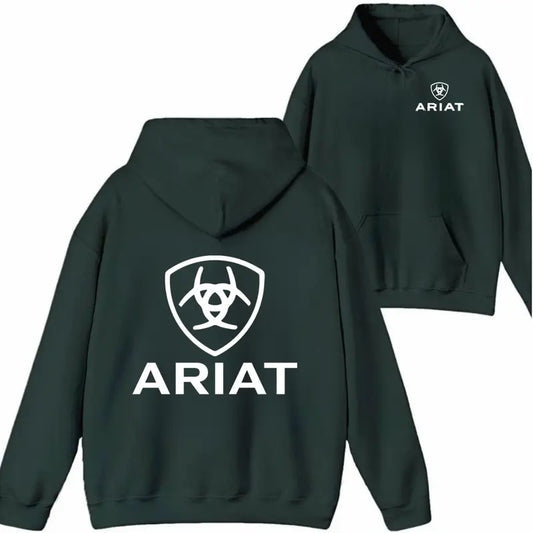 Ariat Shirt/Sweatshirt/Hoodie- Featuring a sleek and minimalist brand logo design, perfect for those who appreciate elegant and functional fashion.
