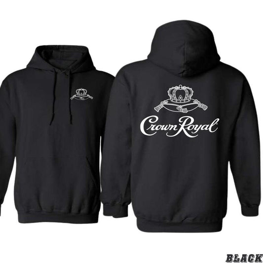 Crown Royal Classic Whiskey Logo Design T-shirt/Sweatshirt/Hoodie 100% Cotton Unisex Classic Fit Available in Sizes S-3XL - Menswear