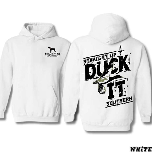 Duck It - Mallard in Flight Unisex T-Shirt/Hoodie Vintage for Men and Women, Unisex Vintage Crewneck Tee - Casual, Menswear