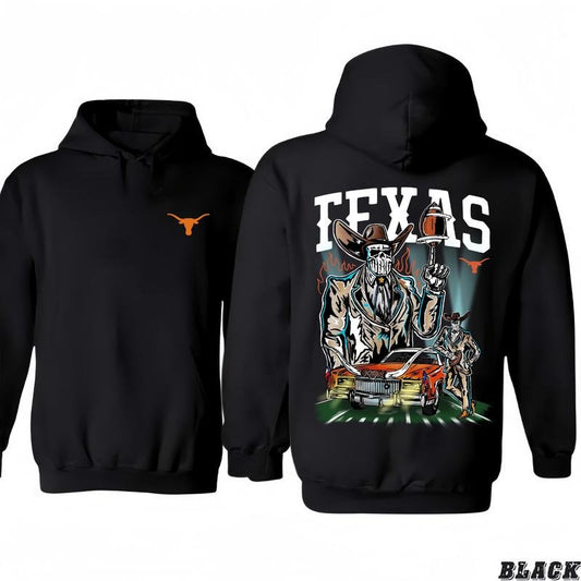 Warren Lotas T-Shirt/Hoodie - Texas Longhorns Football - Unique T-Shirt/Hoodie Vintage for Men and Women, Unisex Workwear Tee - Casual, Menswear Fashion Stylish