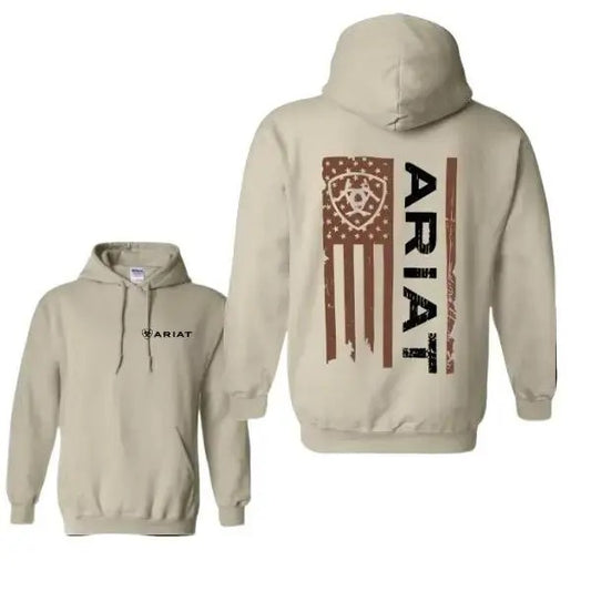 Stylish Ariat Unisex T-shirt/Sweatshirt/Hoodie with Eye-catching Graphic Design - Cotton, Pullover New Trend