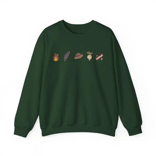 Howls Moving Castle Embroidered Tshirt/Sweatshirt/Hoodie, Calcifer, Howl and Sophie, Miyazaki Hayao Shirt, Studio Ghibli Shirt, Anime Giftstyle{n002}2