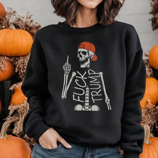 FDT Skeleton Shirt/ Sweatshirt/ Hoodie, Trendy Halloween Shirt, Gift For Him, Gift For Her