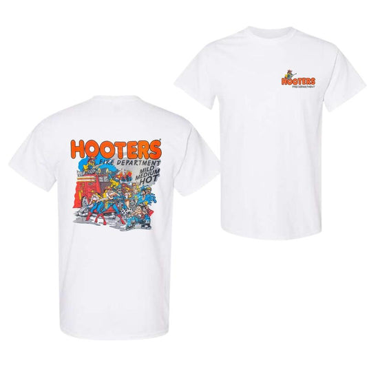 Hooters Fire Department T-Shirt, All age Vtg 90s Hooters best New Graphic Shirt, Hooters Golf Club Sweatshirt, Hoodie For Men