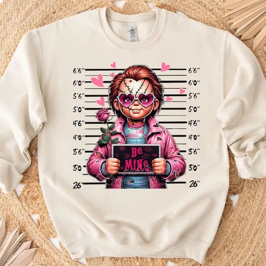 Horror Characters Valentine Shirt , Pink Horror Valentine Shirt, Scary Movie Valentine Shirt, Valentine's Day Gifts