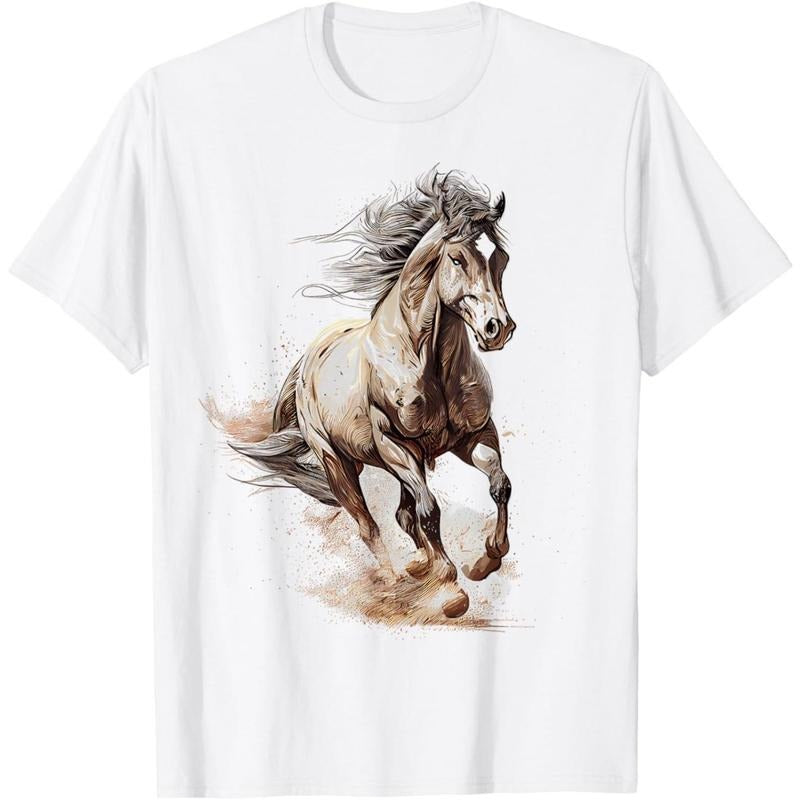 Horse Graphic Horse Graphic for Girls T-Shirt made in usa Hoodie, Sweatshirt | DripVista.com