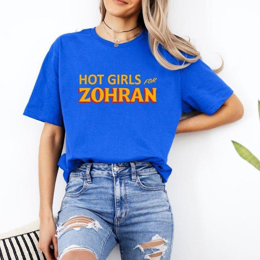 Hot Girls for Zohran T-Shirt, Zohran for NYC sweatshirt, Zohran Mamdani, Vote Zohran, Zohran for Mayor, Zohran Shirt, Vote Zohran Rank Zohran