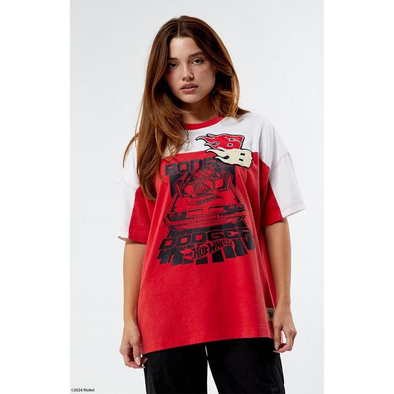Hot Wheels Women's Car Oversized T-Shirt Hoodie, Sweatshirt | DripVista.com