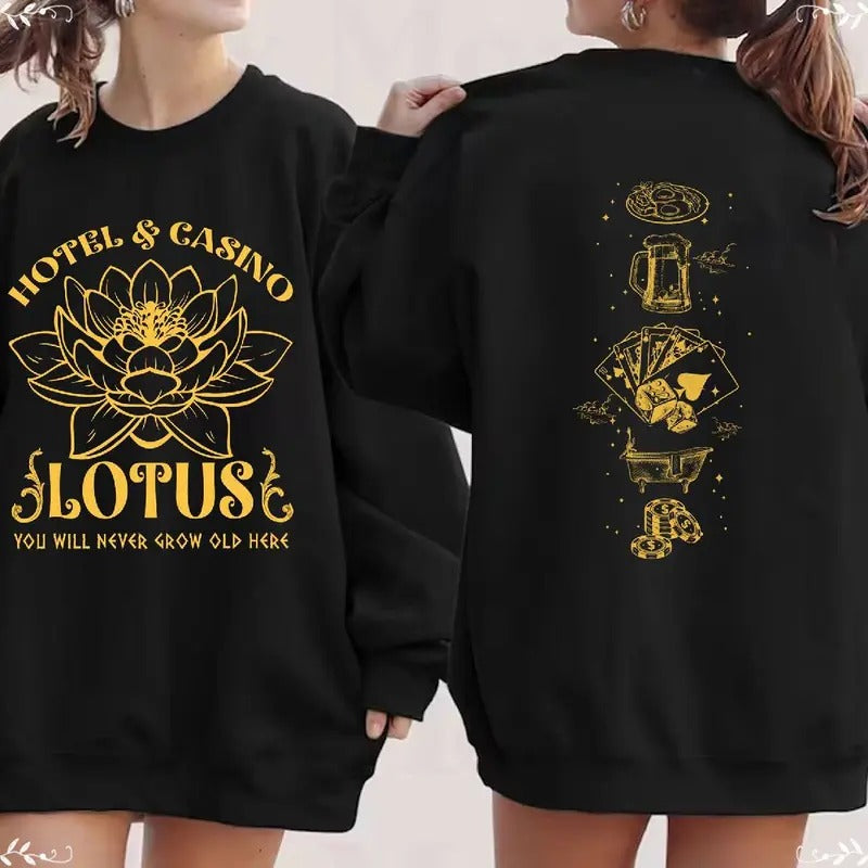 Hotel And Casino Lotus Percy Jackson and the Olympians Shirt, You Will Never Grow Old Here Shirt