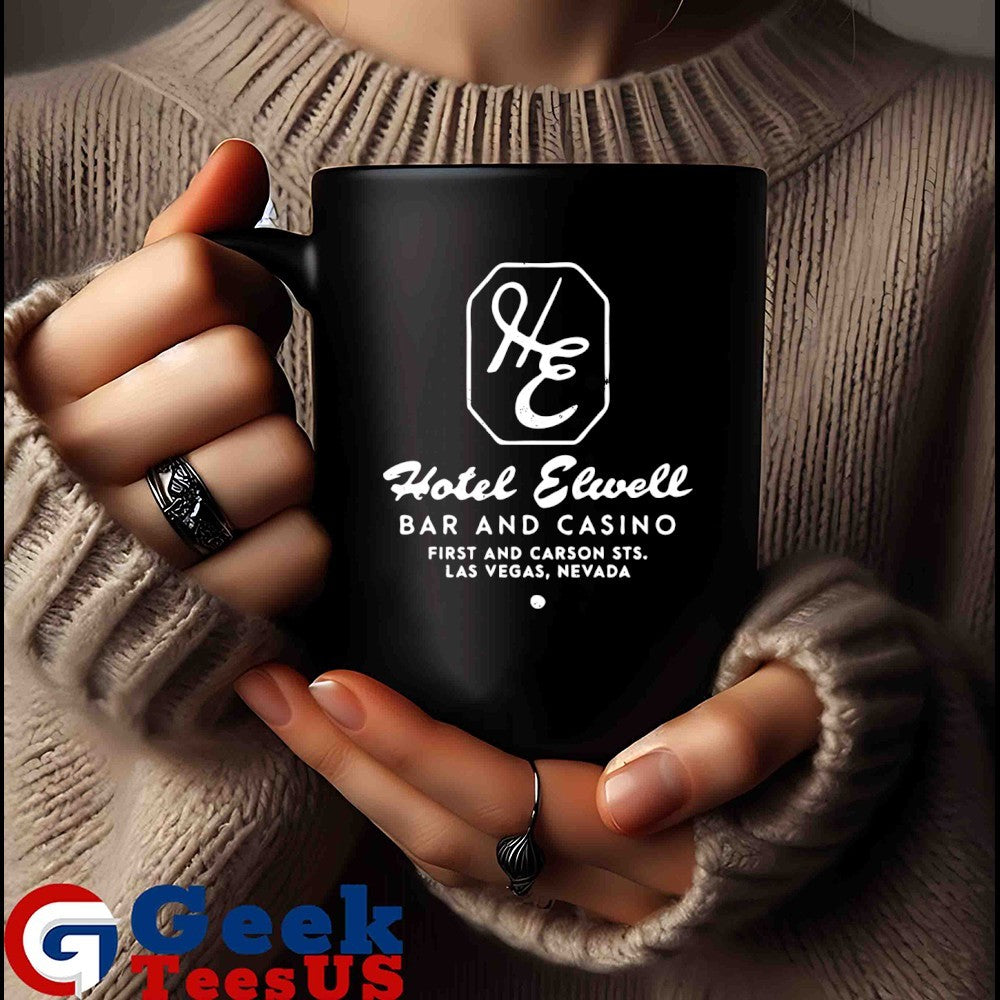 Hotel Elwell Bar and Casino Las Vegas logo shirt
