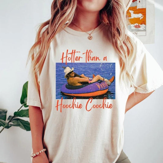 Hotter Than A Hoochie Coochie Shirt Top Womenswear