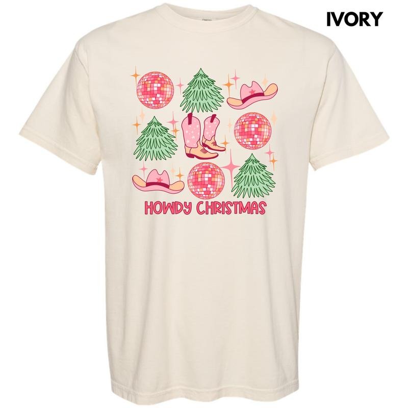 Howdy Christmas Collage Comfort Colors T-Shirt 'NLB' Hoodie, Sweatshirt | DripVista.com