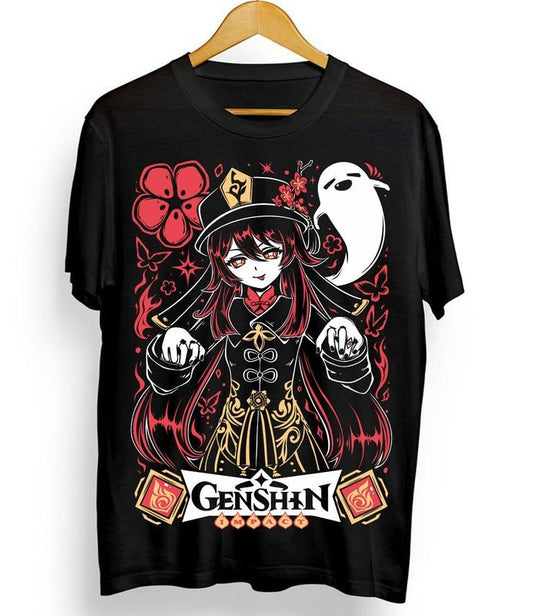 Hu Tao T-Shirt S-4XL Genshin Impact gorou,Anime,Manga,Graphic Tee Tshirt S-4XL
