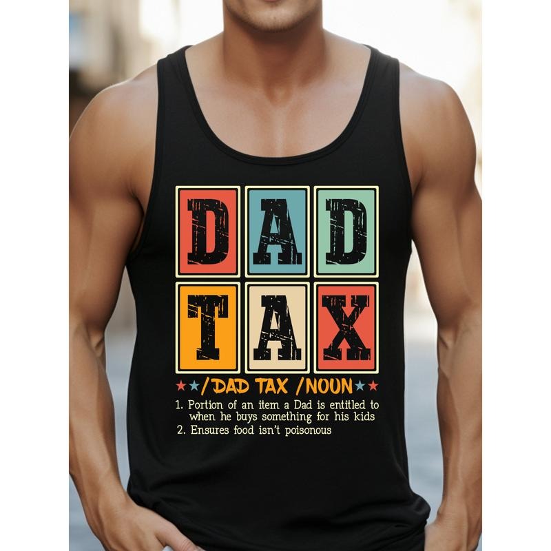 Humorous "Dad Tax" Definition Tank Vest for Fun - loving TNF T-Shirts, Hoodie, Sweatshirt | DripVista.com