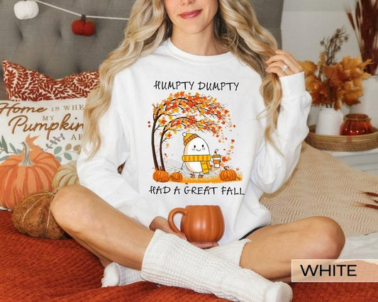Humpty Dumpty Had A Great Fall Shirt, Trendy Fall Shirt, Family Fall Shirt, Fall Vibes Shirt, Fall Graphic Tee, Humpty Dumpty Sweatshirt  T-shirt, sweater and Hoodie