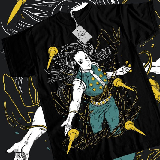 Hunter X Hunter Anime T-Shirt & Sweatshirt, Illumi Zoldyck Graphic Tee, Anime Manga Lover Gifts Ball Cotton