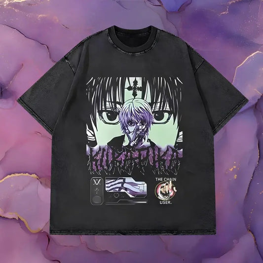 Hunter x Hunter Vintage Kurapika Pump Cover Tee, Gym-Ready Anime Graphic Shirt Sweatshirt, Hoodie, Comfort Colors
