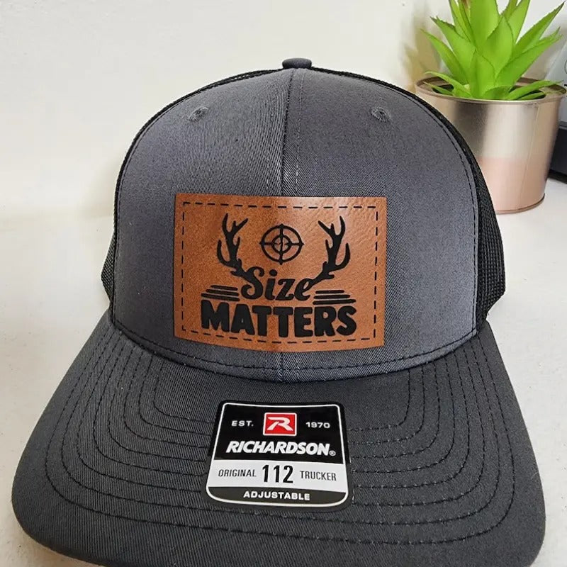 Hunting Size Matters Richardson 112 Mesh Adjustable Hat T-Shirts, Hoodie, Sweatshirt | DripVista.com