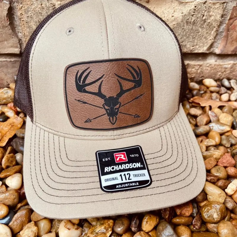 Hunting, Fishing, Leather Patch Hat, Richardson 112, SnapBack, Bow Hunting, Bone Collector T-Shirts, Hoodie, Sweatshirt