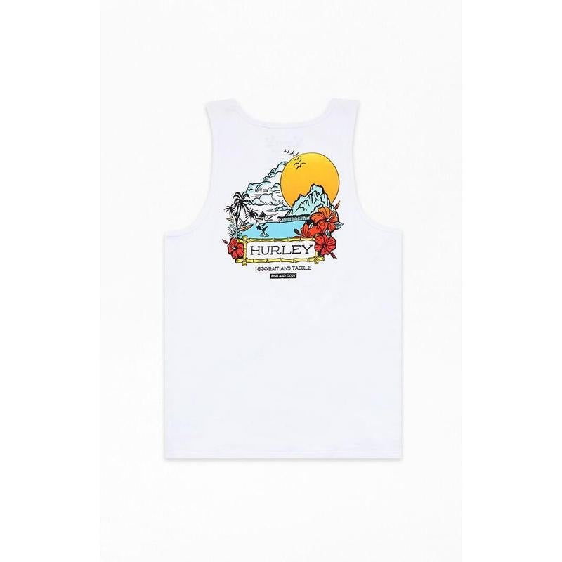 Hurley Men's Bait Tank Top - Multicolor T-Shirts, Hoodie, Sweatshirt | DripVista.com
