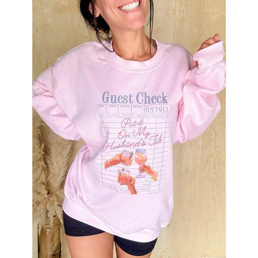 Husband's Tab Graphic Top