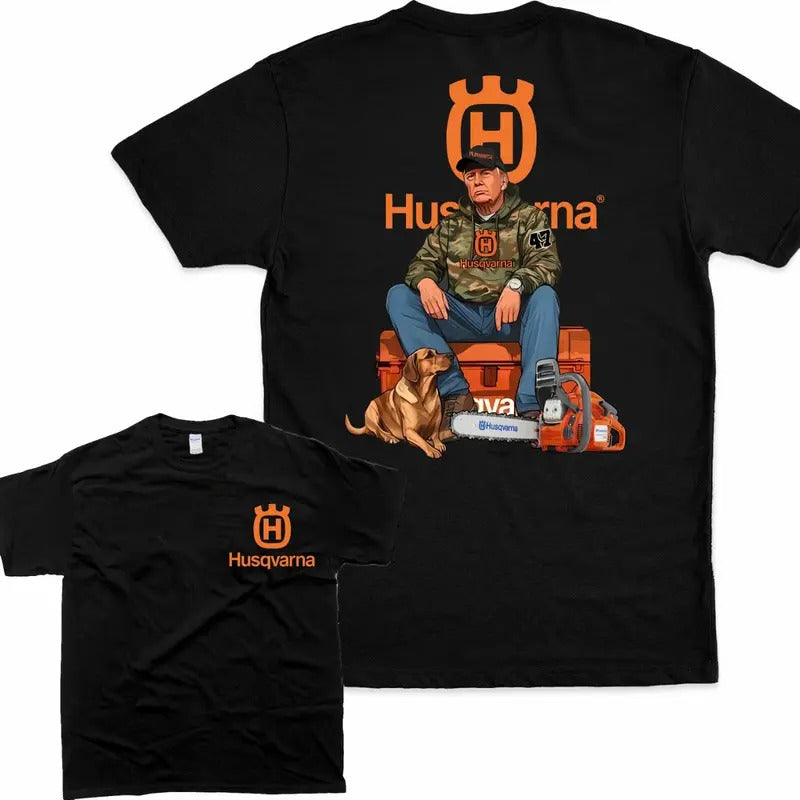 Husqvarna Inspired T-Shirt Unisex Classic Fabric Top Hoodie, Sweatshirt | DripVista.com