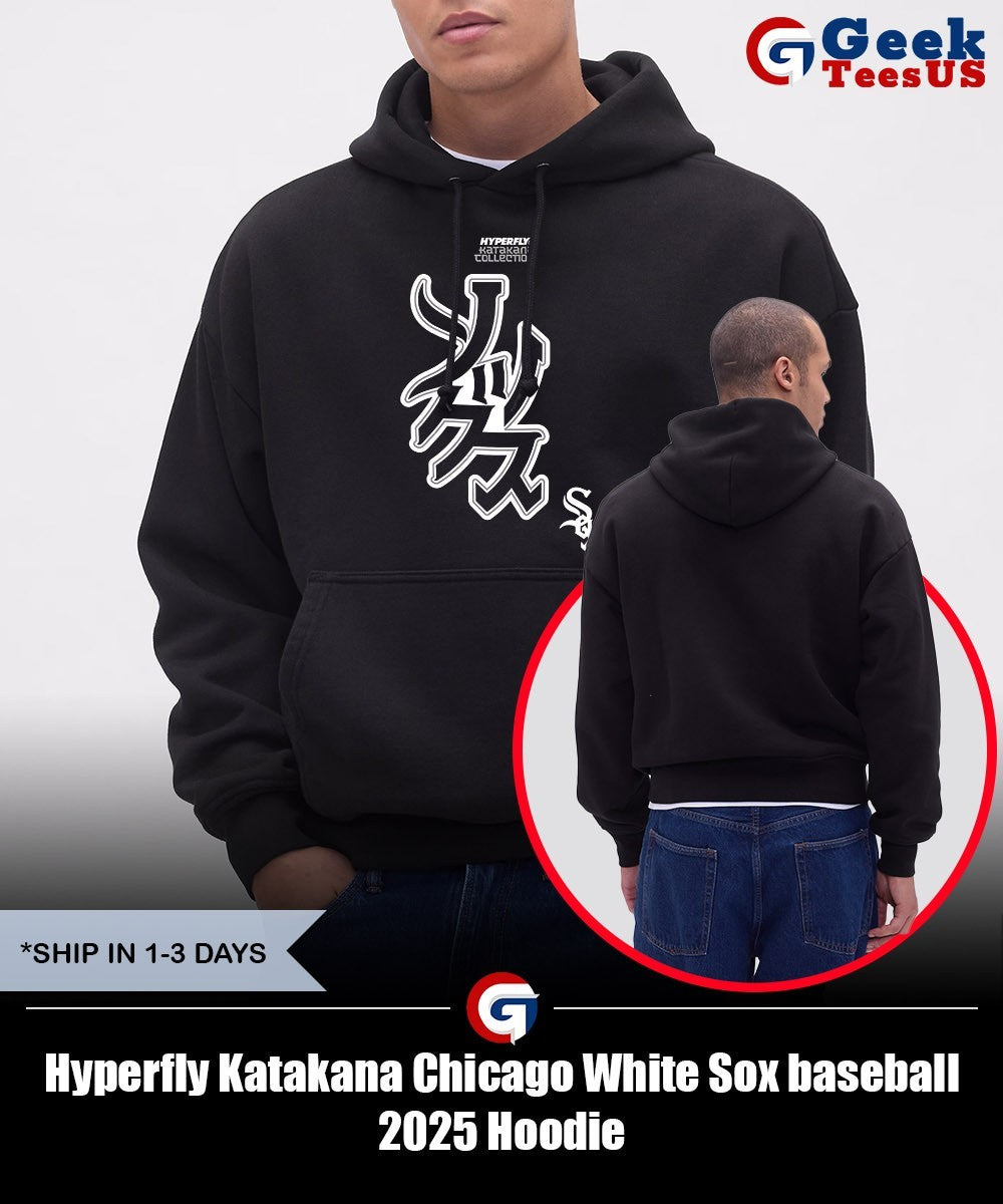 Hyperfly Katakana Chicago White Sox baseball 2025 shirt