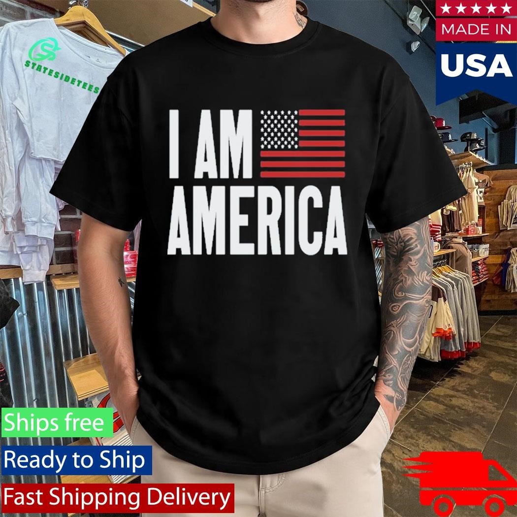 I Am America Flag Shirt