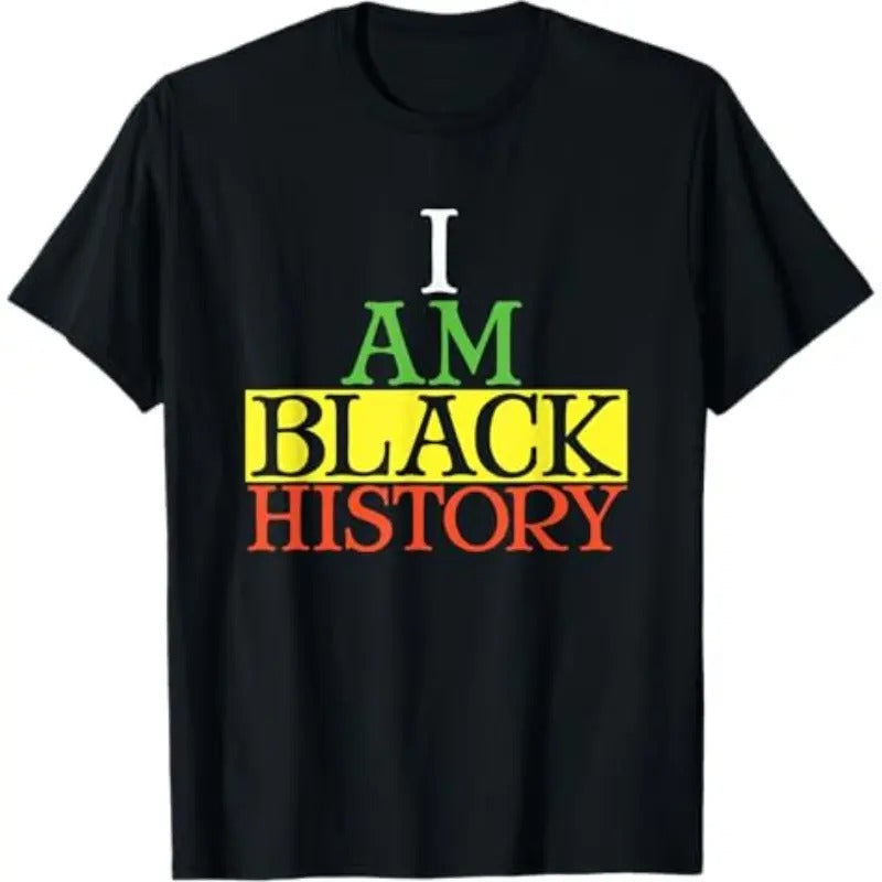 I Am Black History Proud Woman Man Tee Black History 2020 T-Shirtmade in usa Hoodie, Sweatshirt | DripVista.com