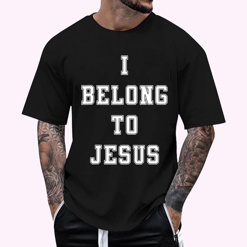 I Belong To Jesus t-Shirt | Unisex Cotton Tee, Top Menswear Hoodie, Sweatshirt | DripVista.com