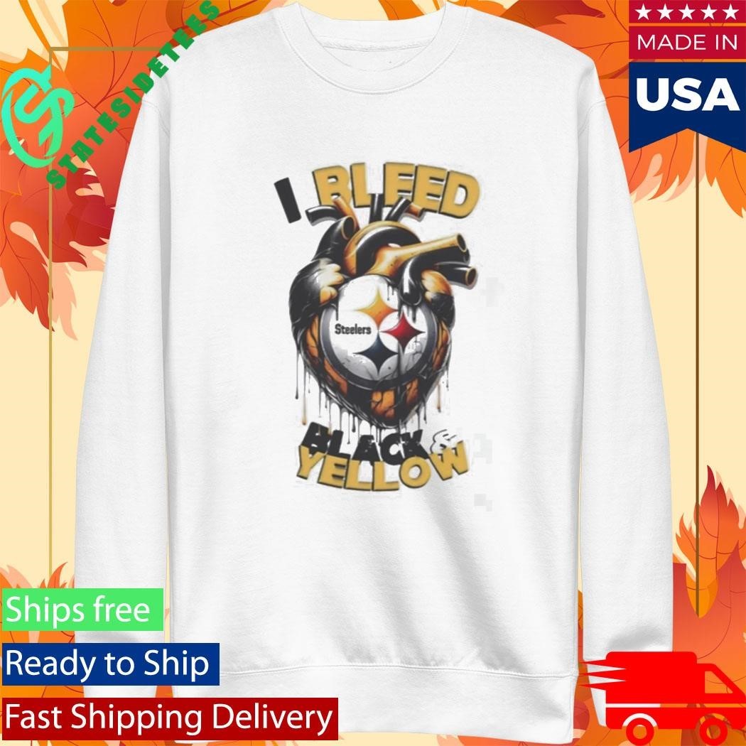 I Bleed Black And Yellow Steelers Shirt