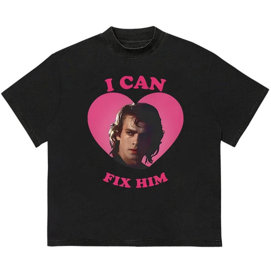 I Can Fix Himm T-Shirt Relaxed Fit HipHop Graphic Premium Comfort Retro Vibes